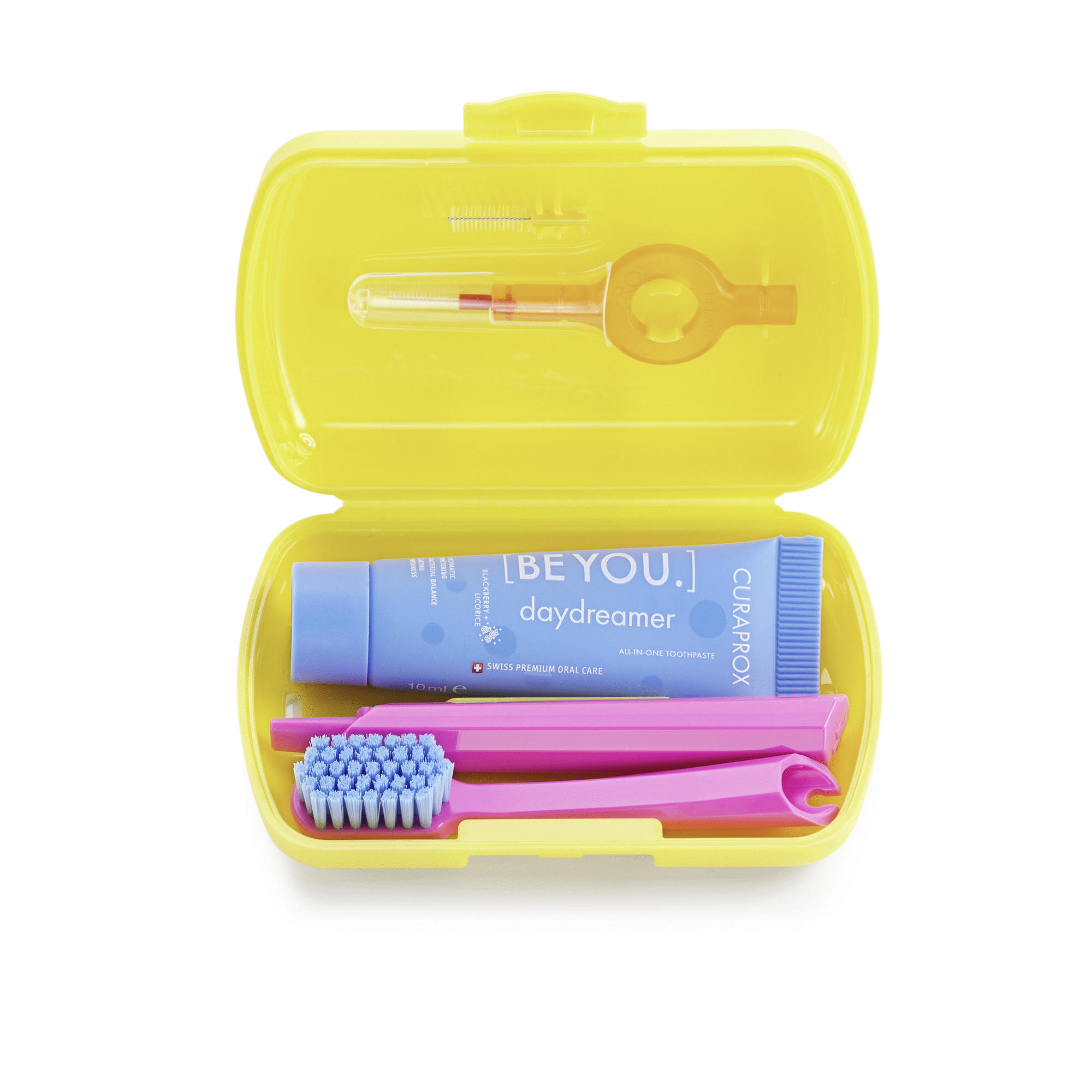 Kit de Viagem Higiene Oral Be You Amarelo