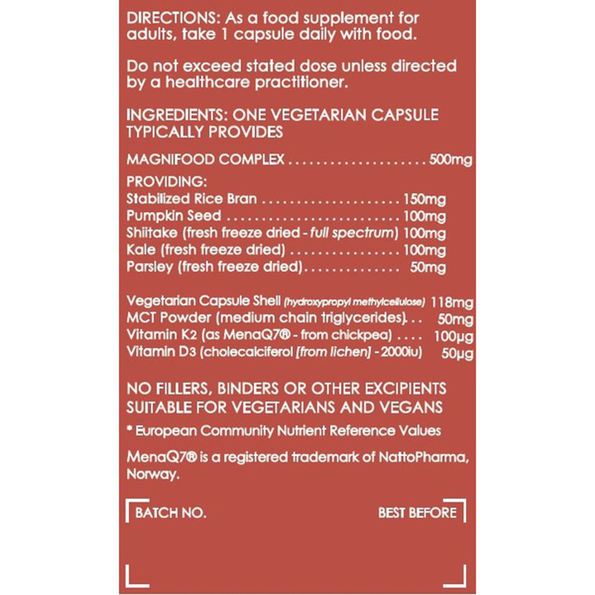 Suplemento Vitamina D3 e K2 Complex