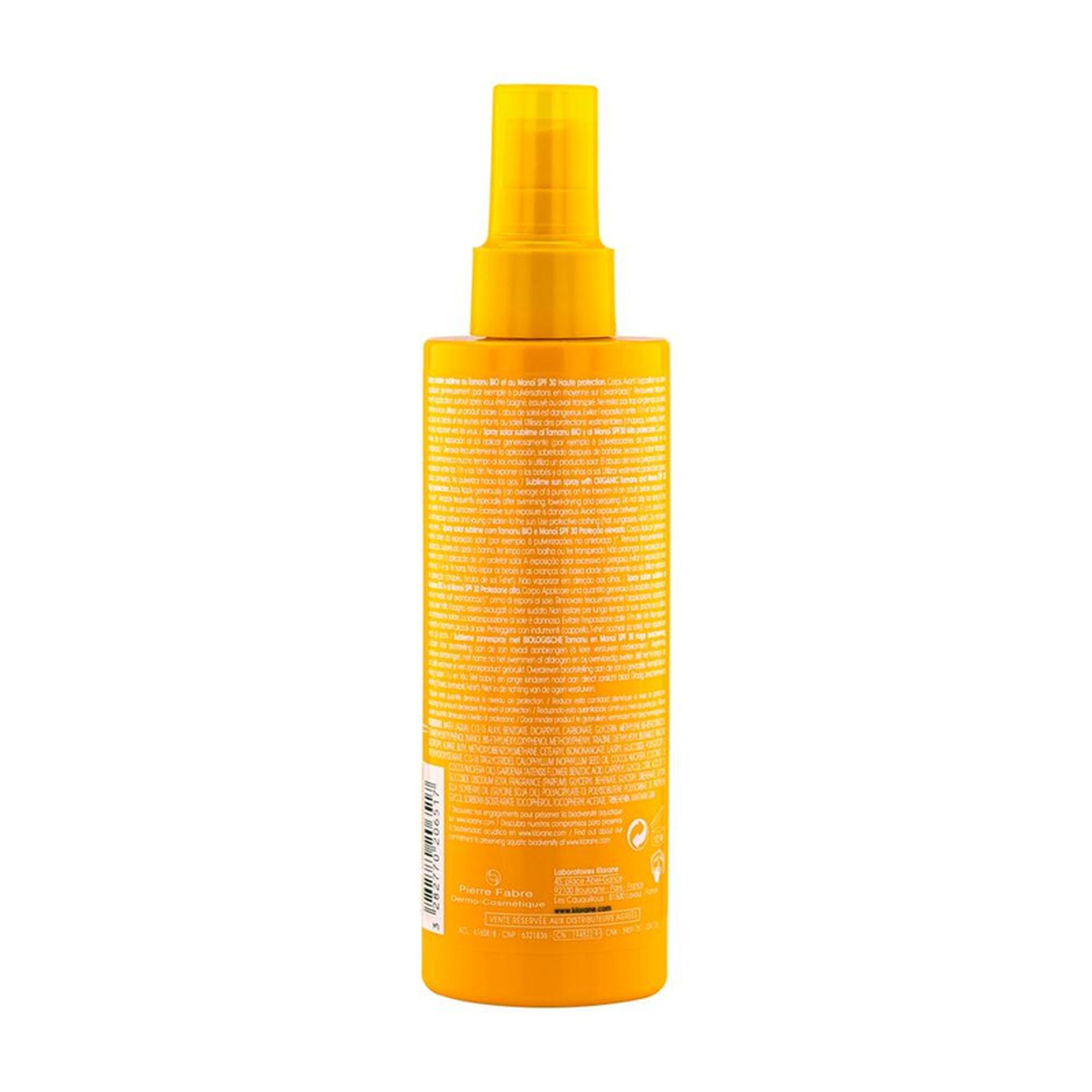 Tamanu BIO e Monoi Spray Solar Sublime SPF30