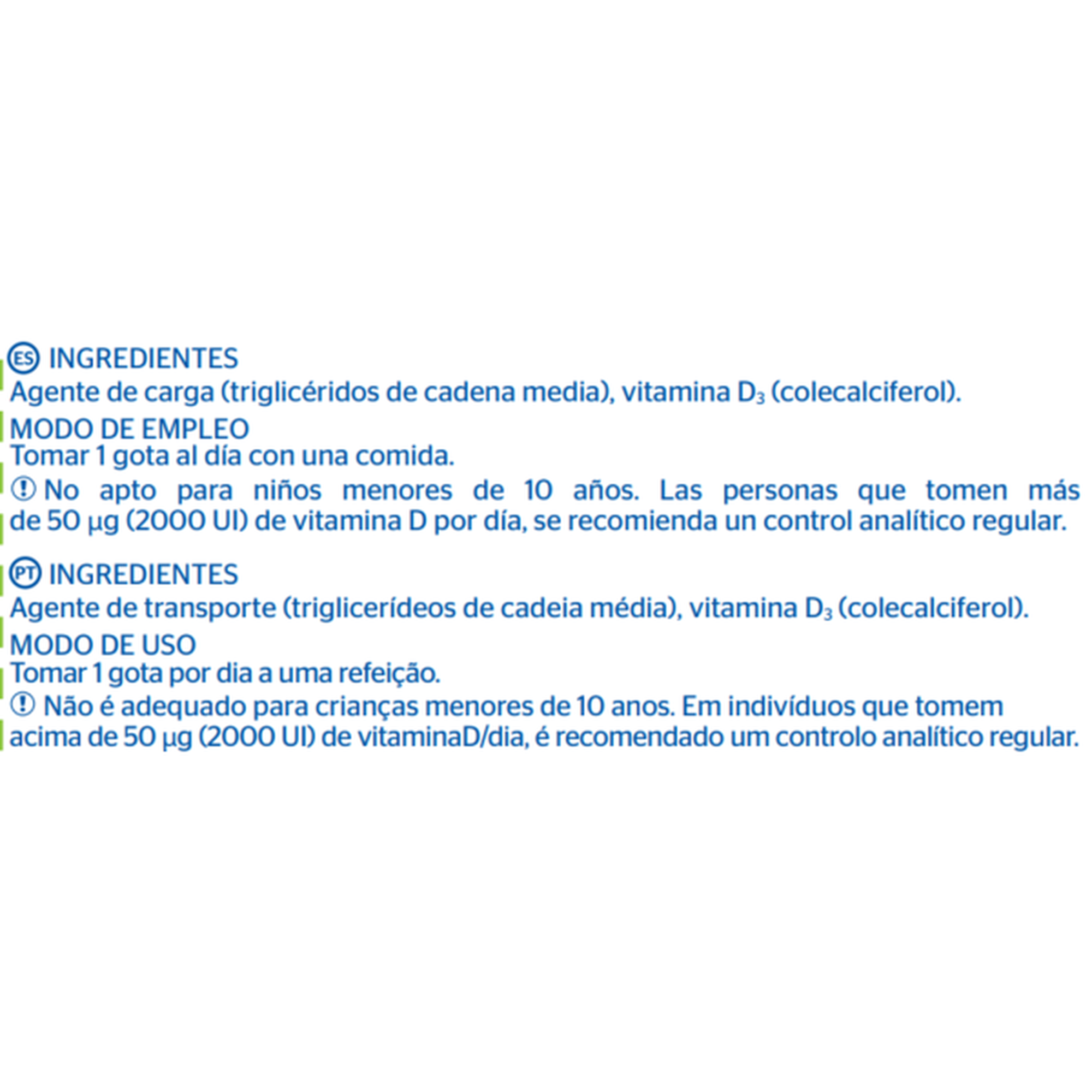 Vitamina D3 Líquido