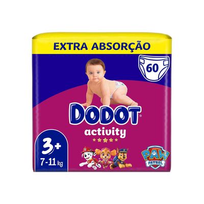 Fraldas de Bebé Activity 7-11 kg T3+