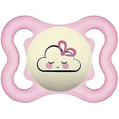 Chucha Supreme Night 2-6m Silicone Rosa