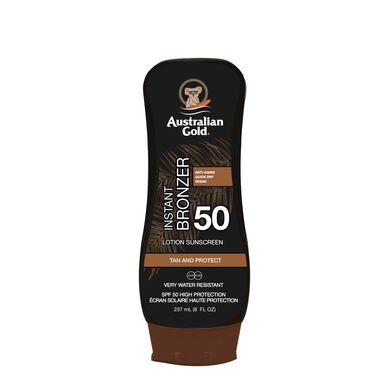 Tan and Protect Instant Bronzer Lotion SPF50 Wells