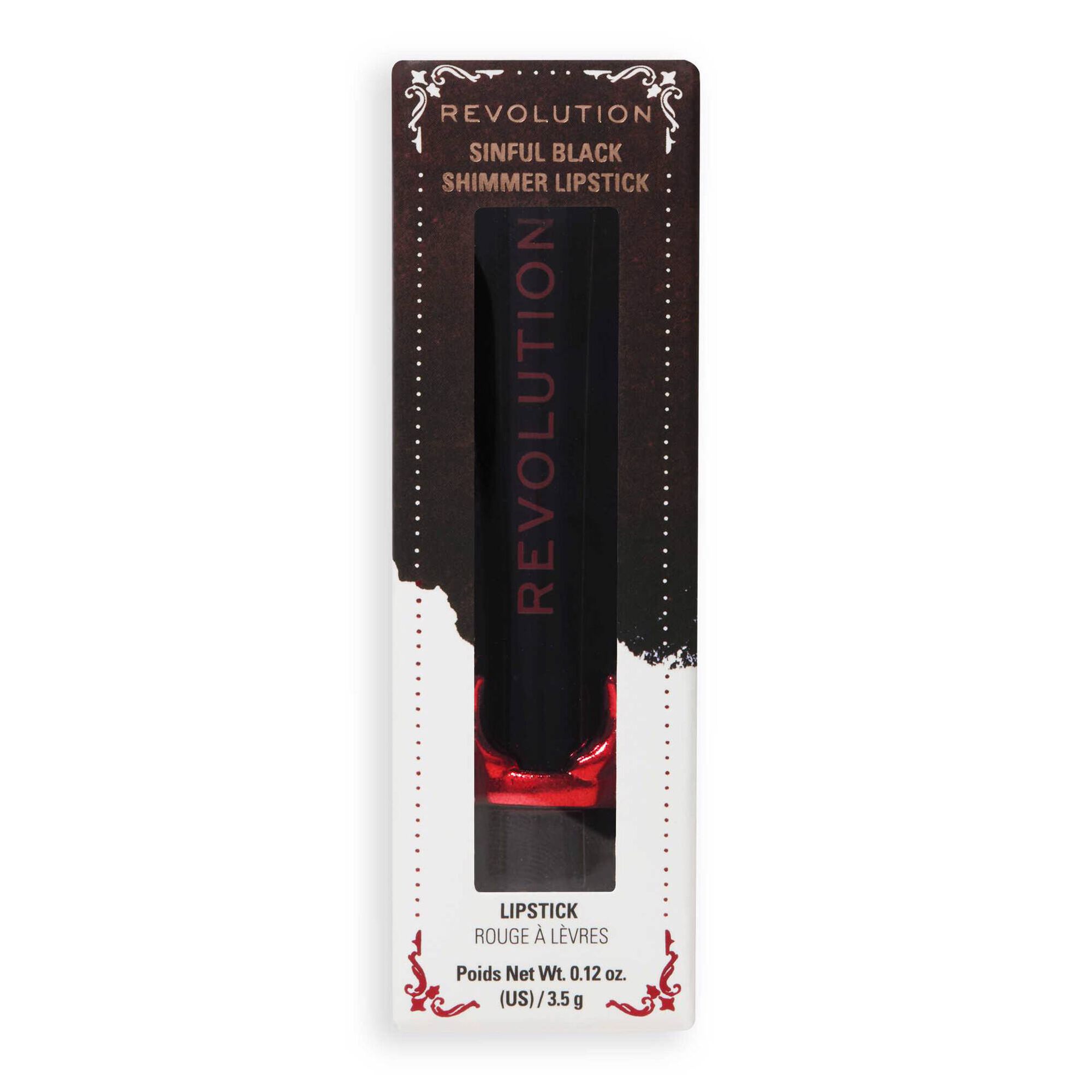 Batom Black Ring Truly Sinful Halloween