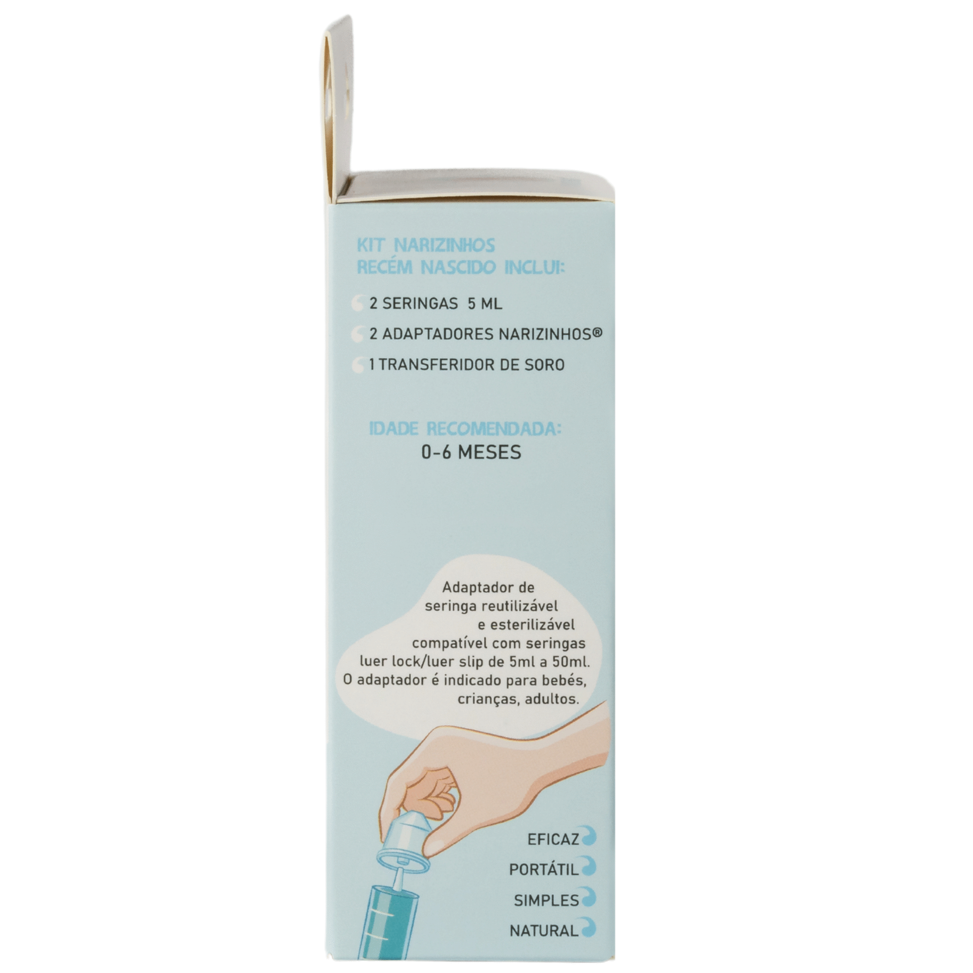 Kit Lavagem Nasal para Recém Nascido 0-6m