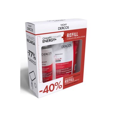 Pack Champô Energy+ e Refill Wells