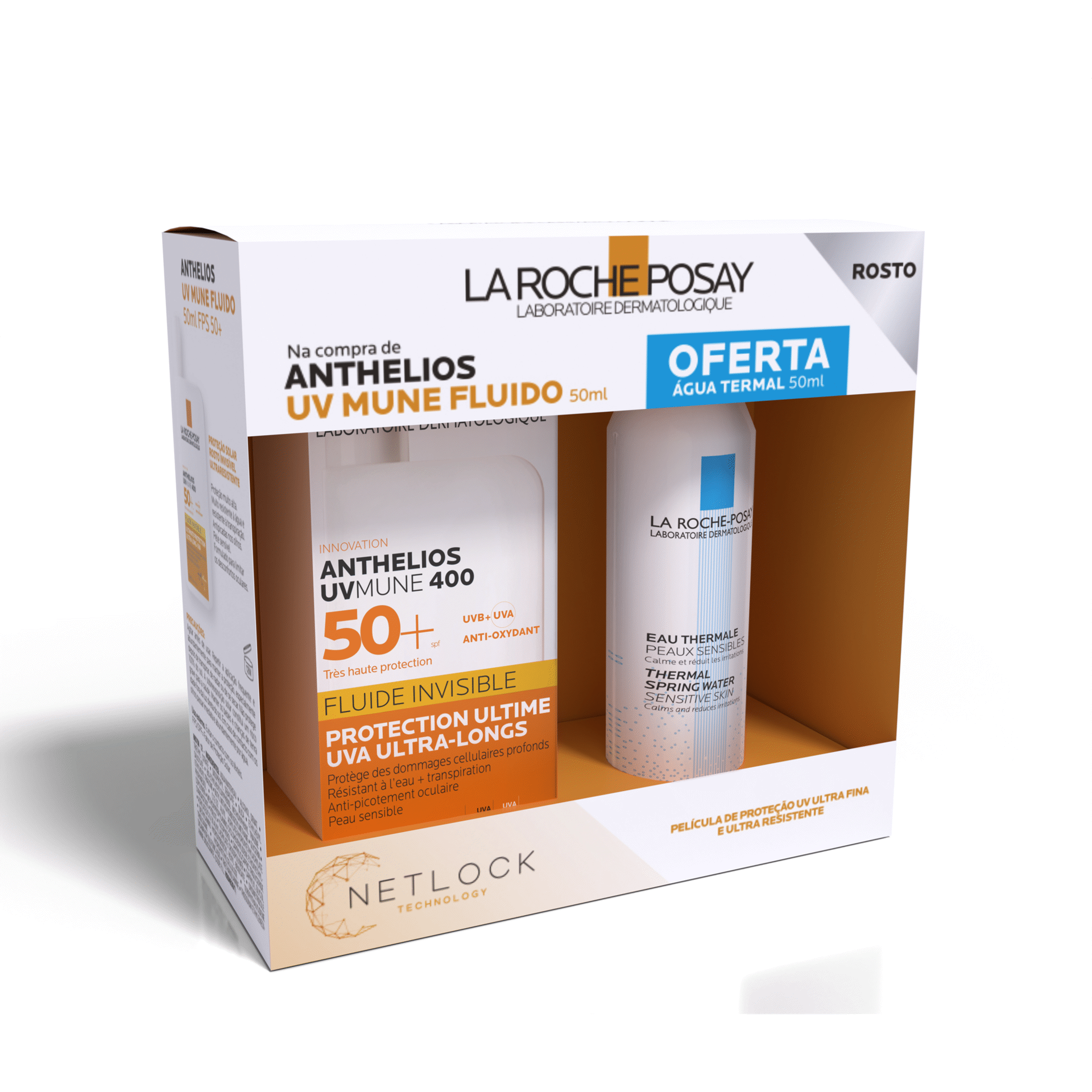 Coffret Protetor Solar UVMune400 Fluid SPF50 La Roche Posay