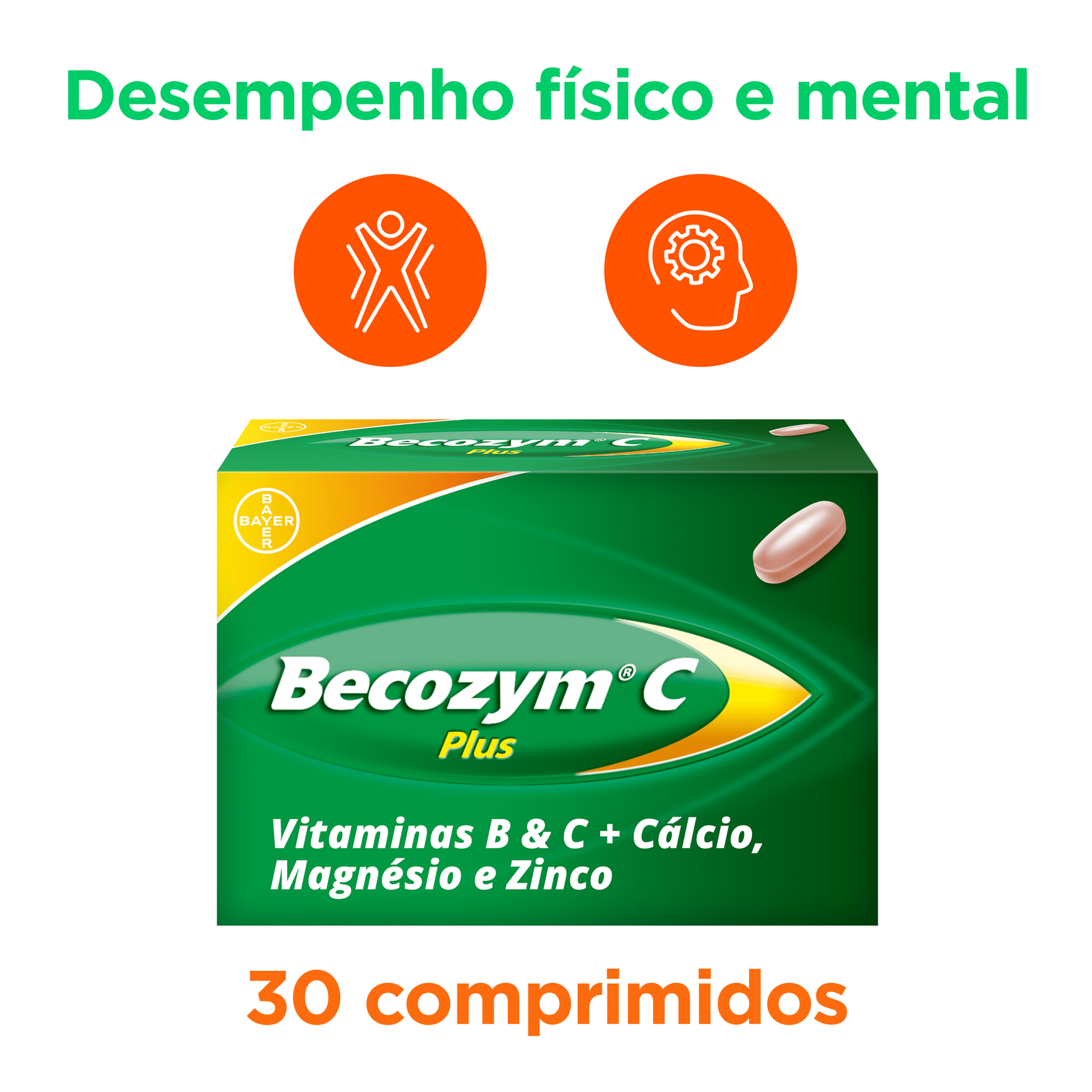 Suplemento Desempenho Físico e Mental Plus