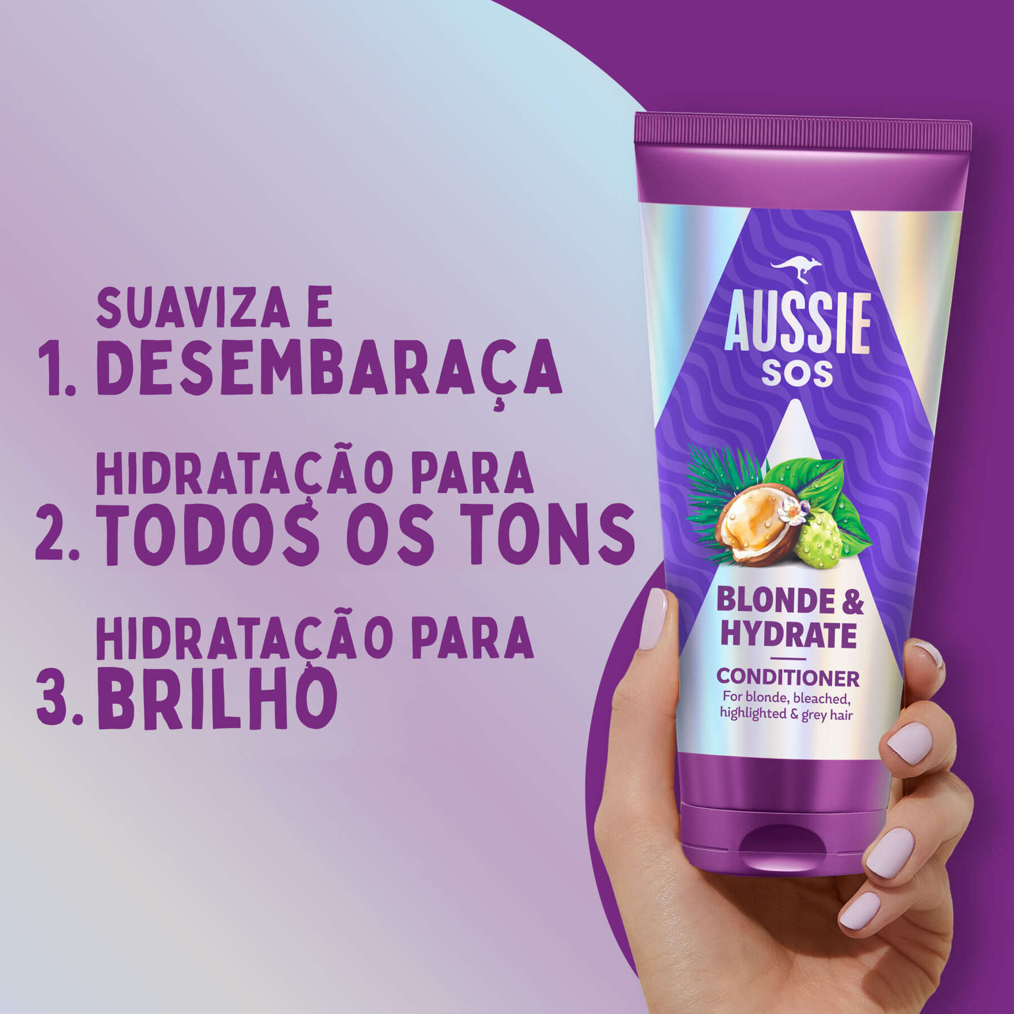 Condicionador Roxo SOS Blonde Hydrate