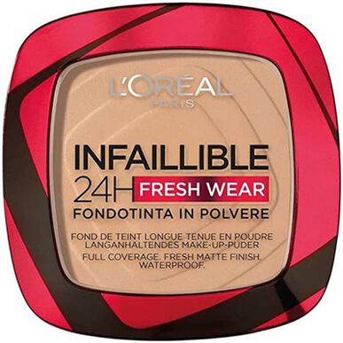 Pó e Base 2-em-1 Infaillible 130 True Beige 9 gr Wells Image 1