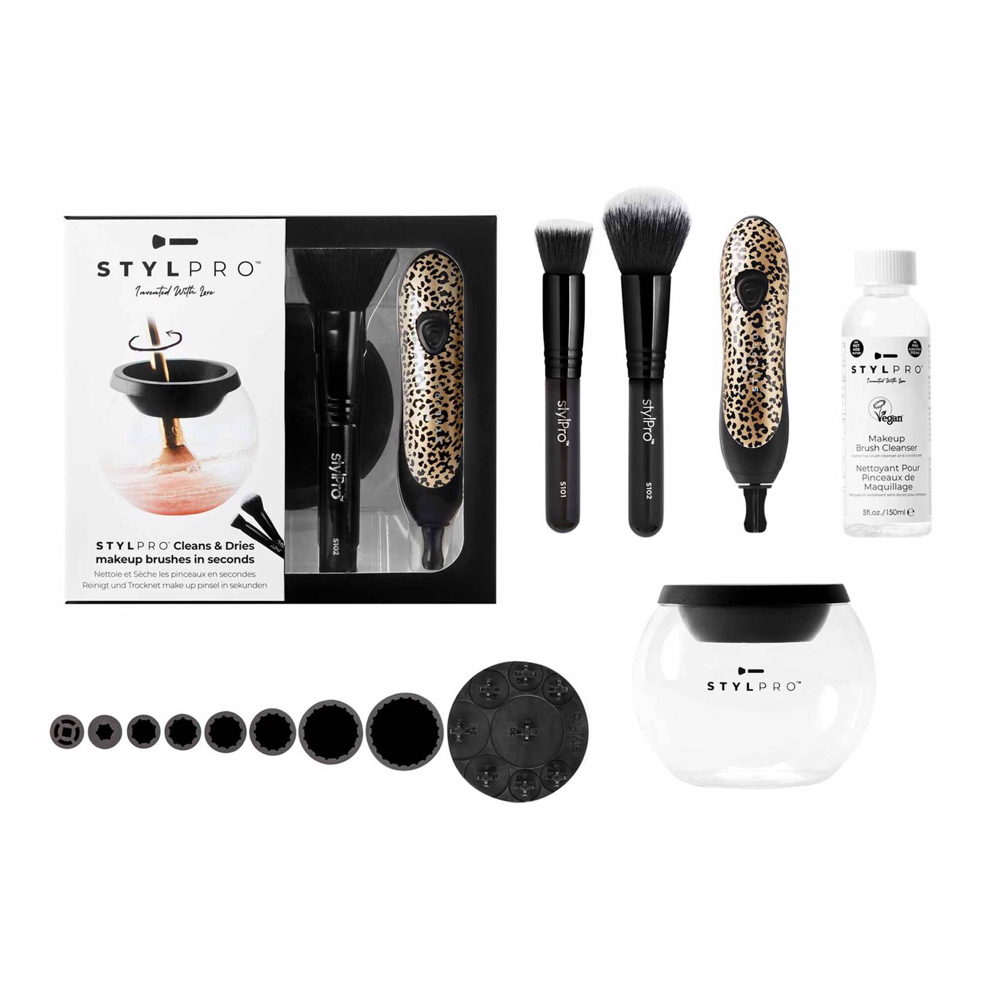 Gift Set Acessório Limpeza de Pincéis Cheetah