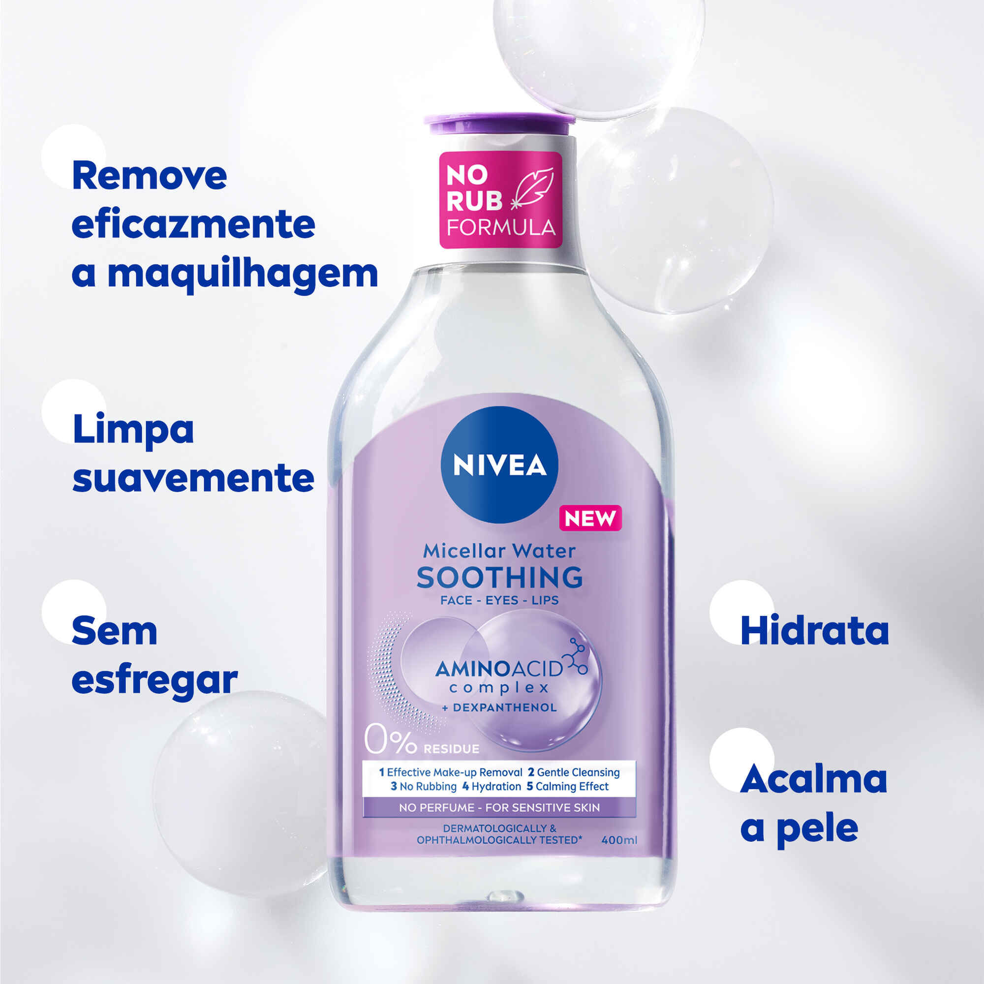 Água Micelar de Rosto MicellAIR Pele Sensível