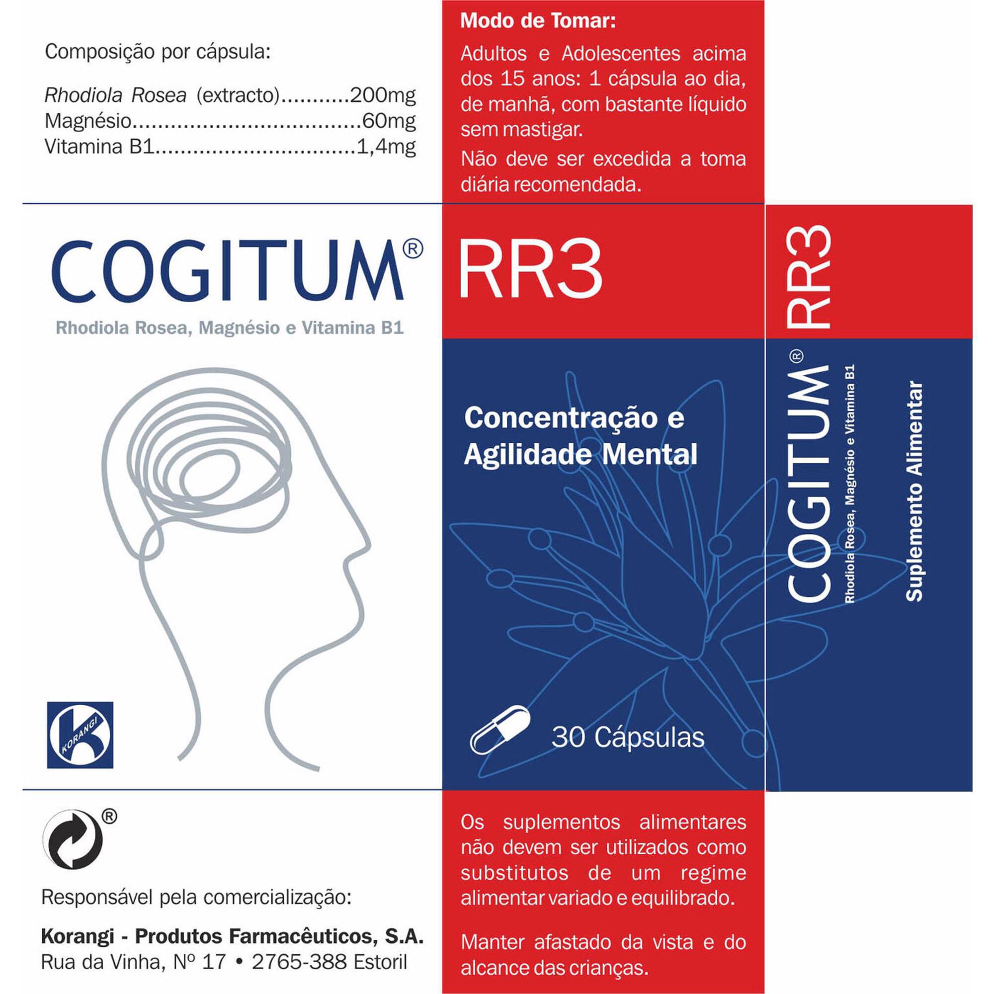 Cápsulas Concentração e Agilidade Mental