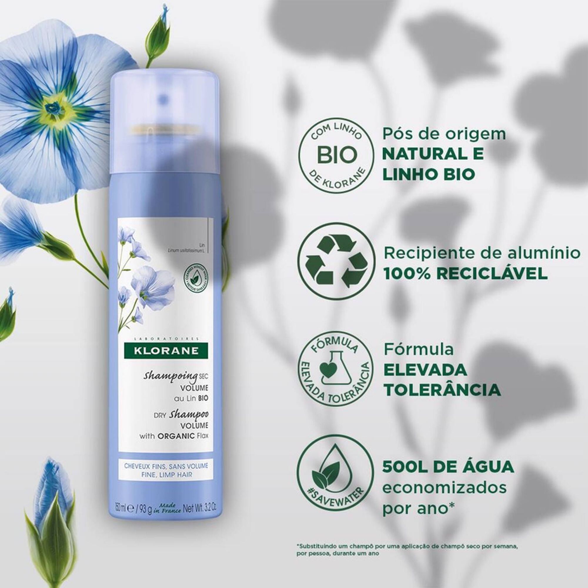 Flax Dry Shampoo Volume