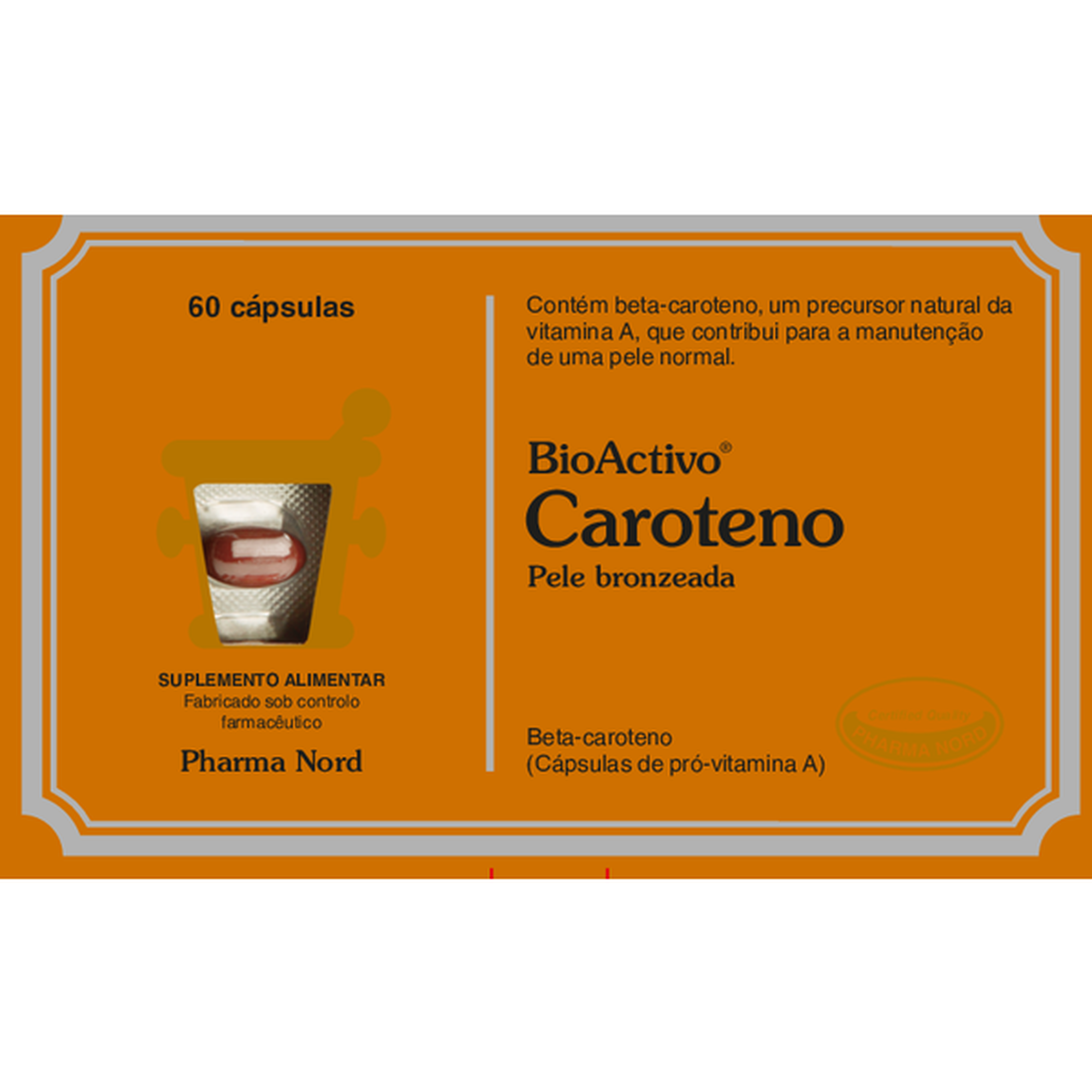 Suplemento Manutenção da Pele Caroteno