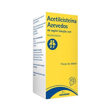 Acetilcisteína Azevedos Expetoração Wells