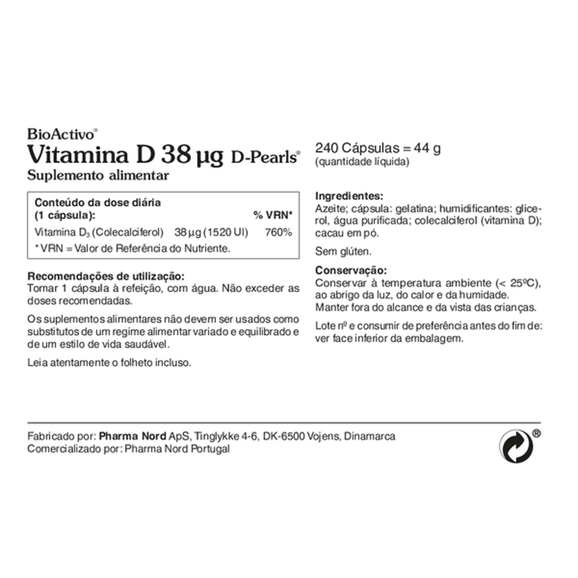 Suplemento Ossos e Articulações Vitamina D3