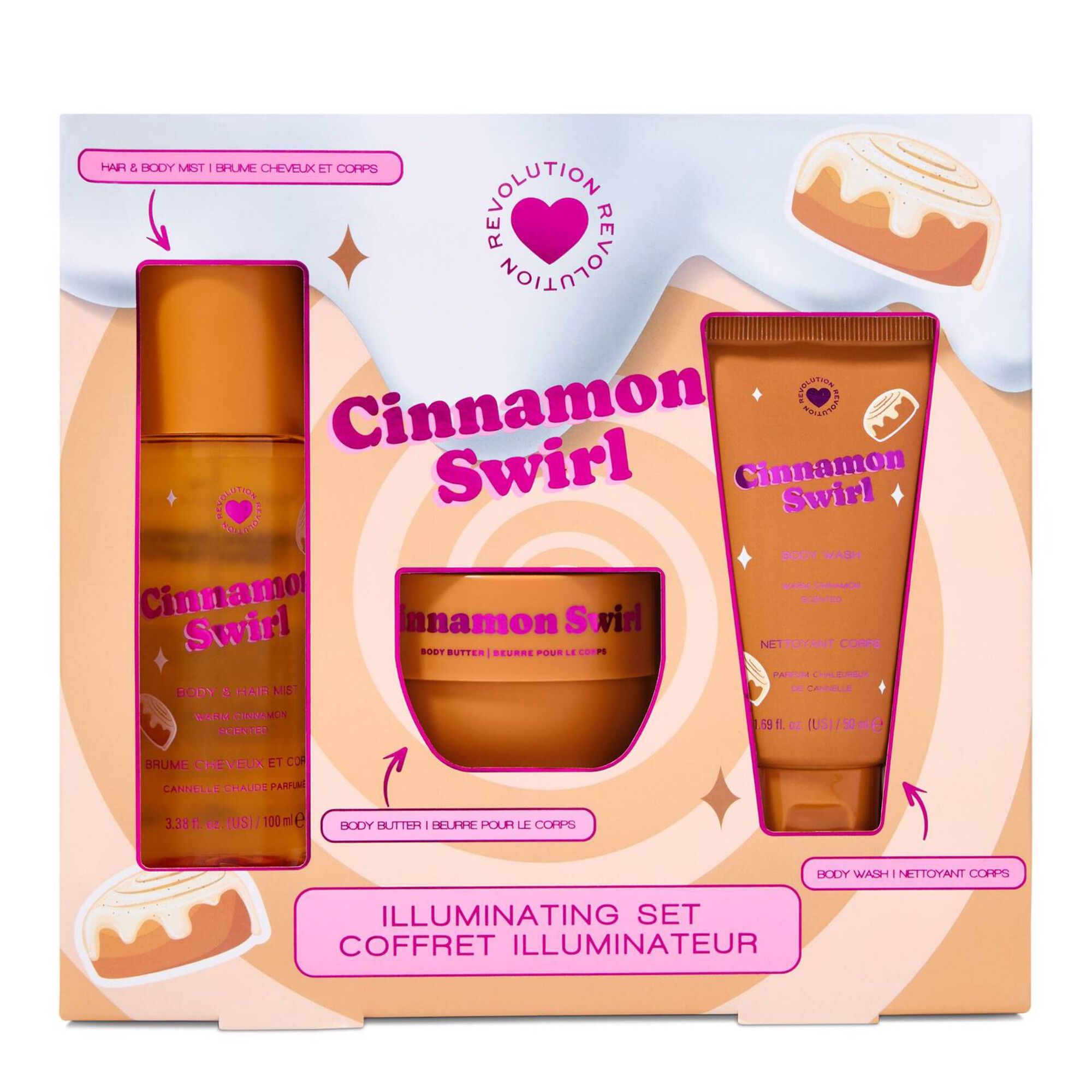 Illuminating Set Cinnamon Swirl