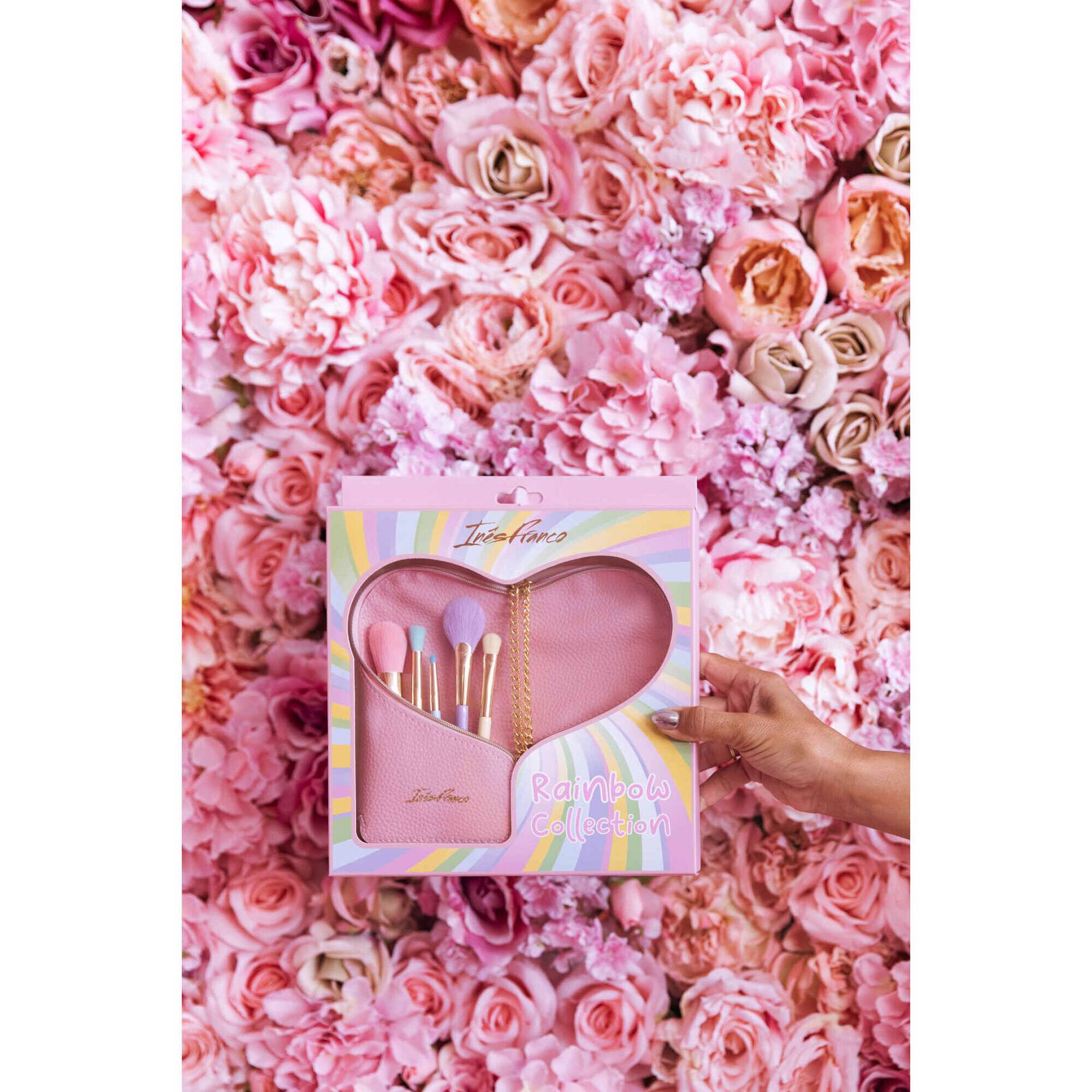 Kit Pinceis e Bolsa Lateral Rainbow