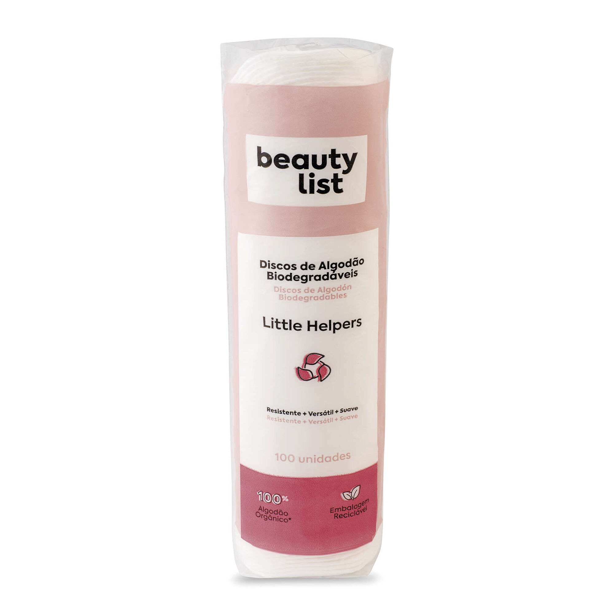 Discos Algodão Biodegradáveis Little Helpers