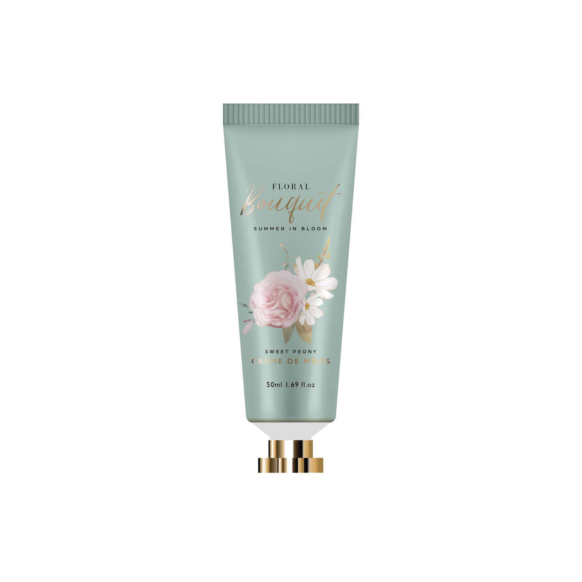 Coffret Creme Mãos e Gloss Floral Bouquet