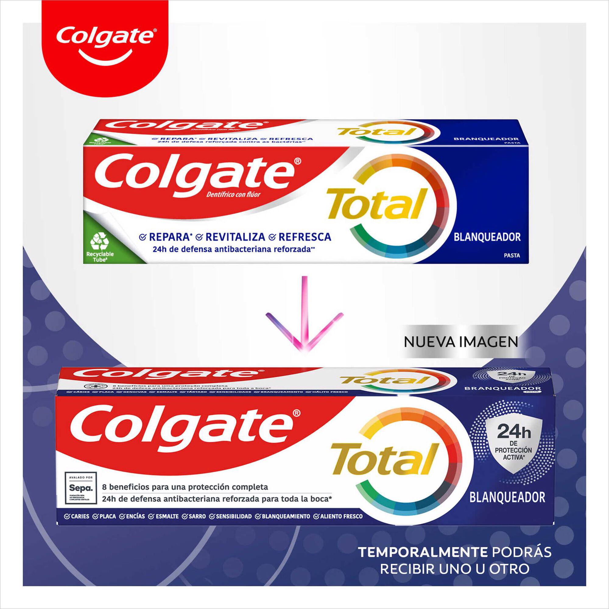 Pack Pasta Dentífrica Total Branqueador