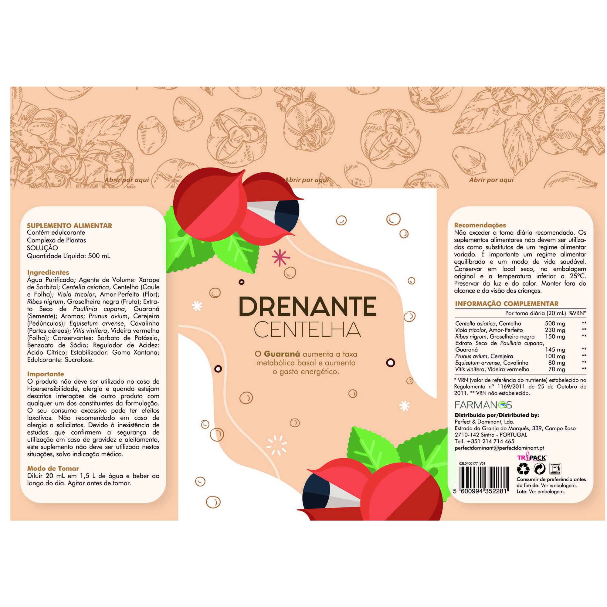 Xarope Centelha Asiática