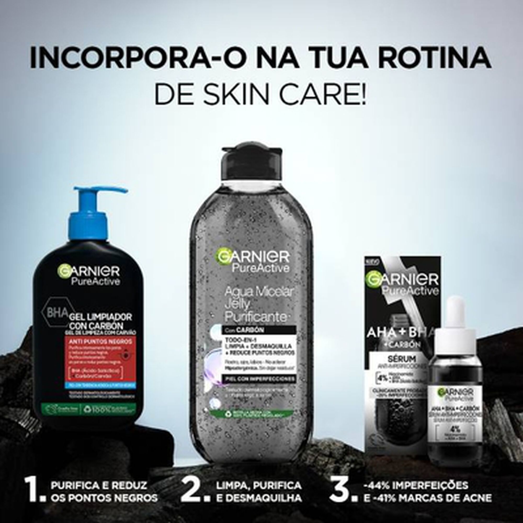 Pure Active Gel Limpeza Anti Pontos Negros