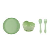 Set de Refeição Silicone Verde Wells