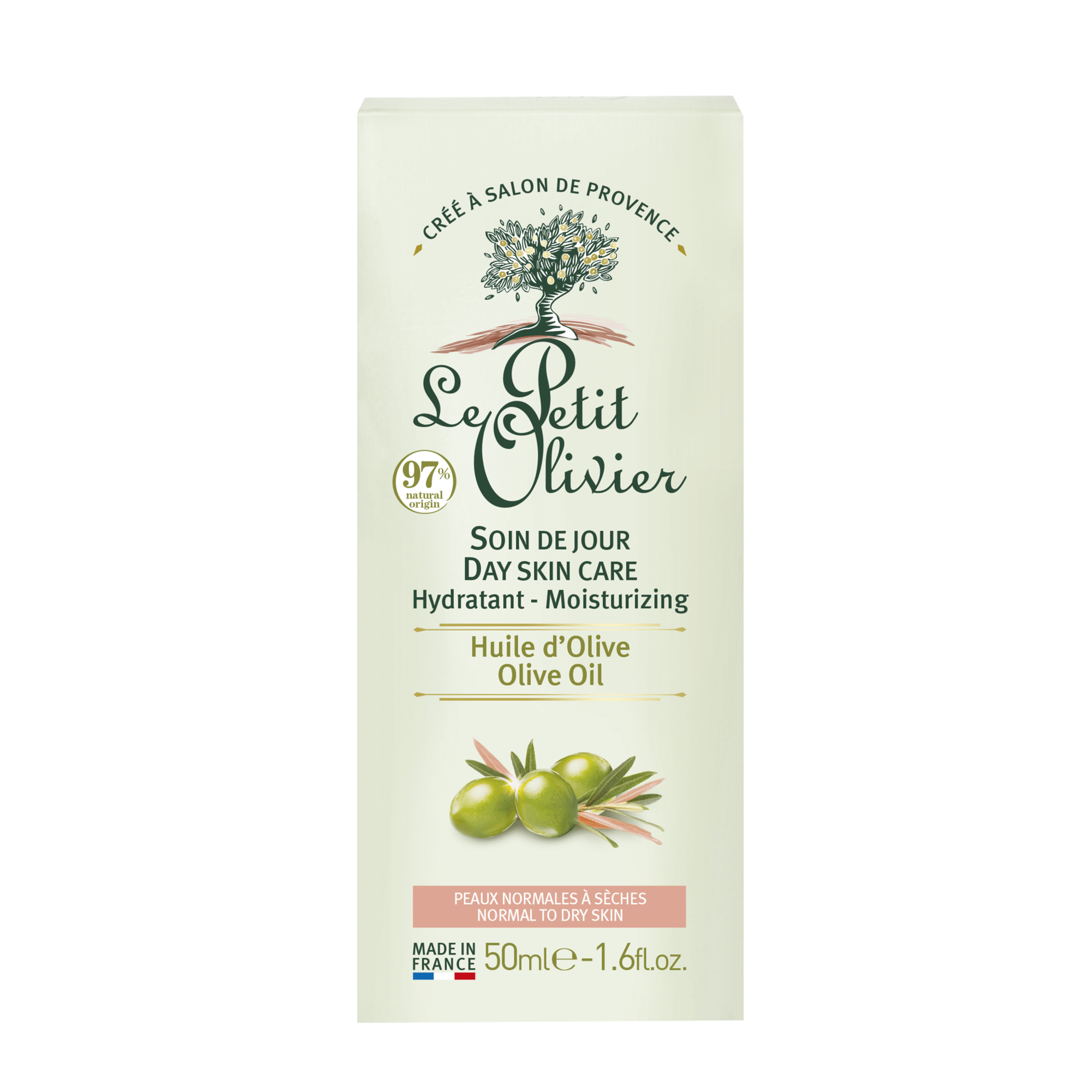 Day Skin Care Hydratant Moisturizing Olive Oil