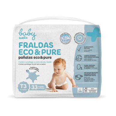 Fraldas Eco & Pure T3 Wells Image 1