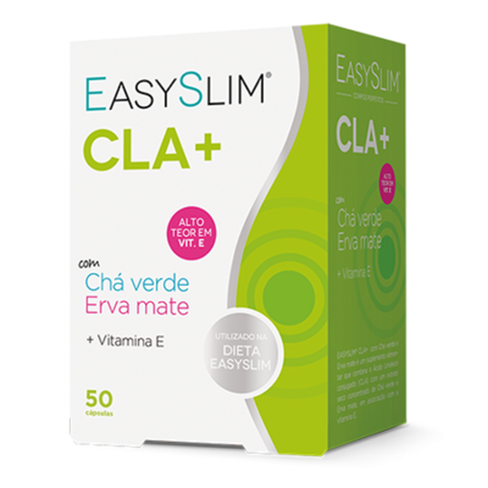 Easyslim Cla + Chá Verde + Erva Mate