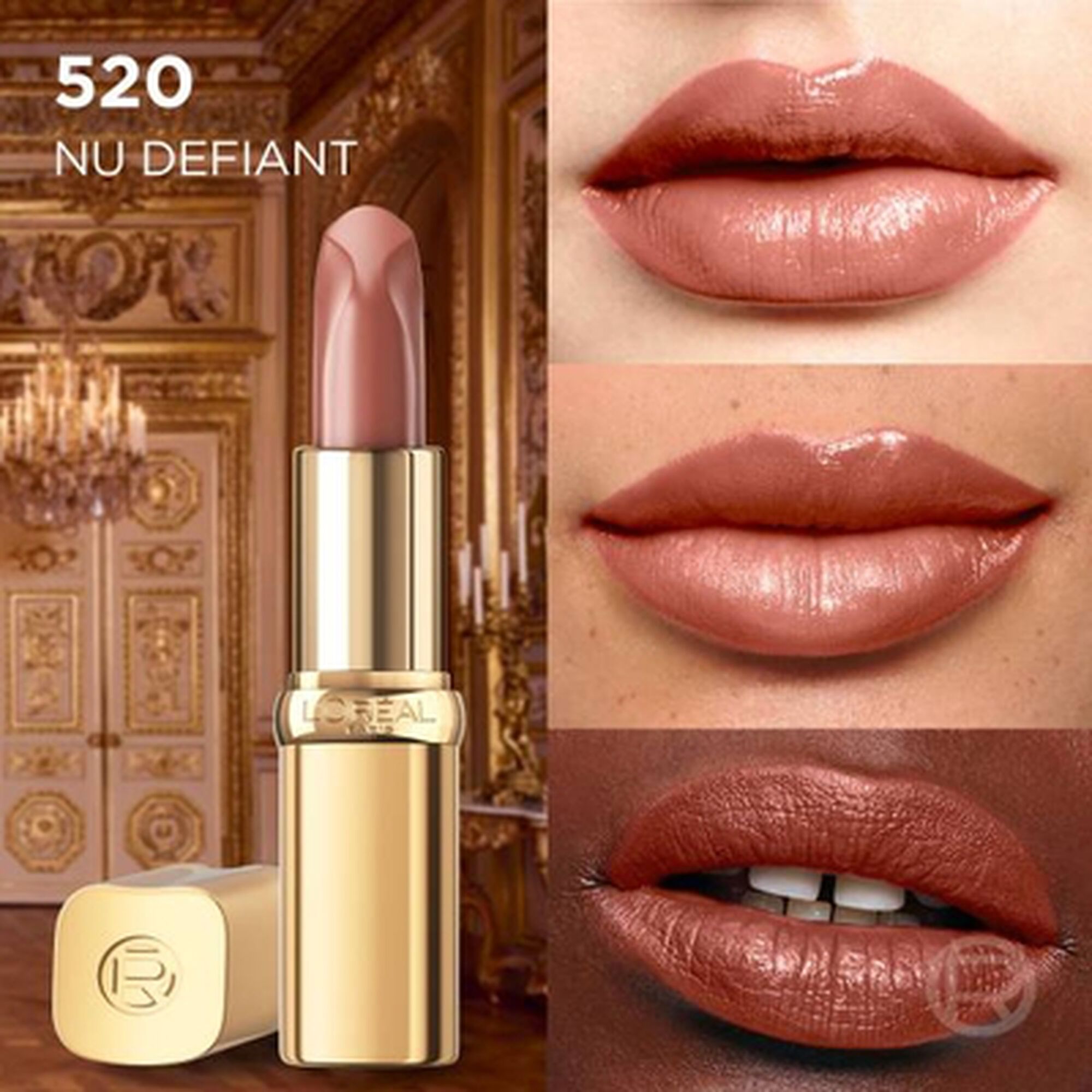Batom Color Riche Nudes of Worth Acetinado