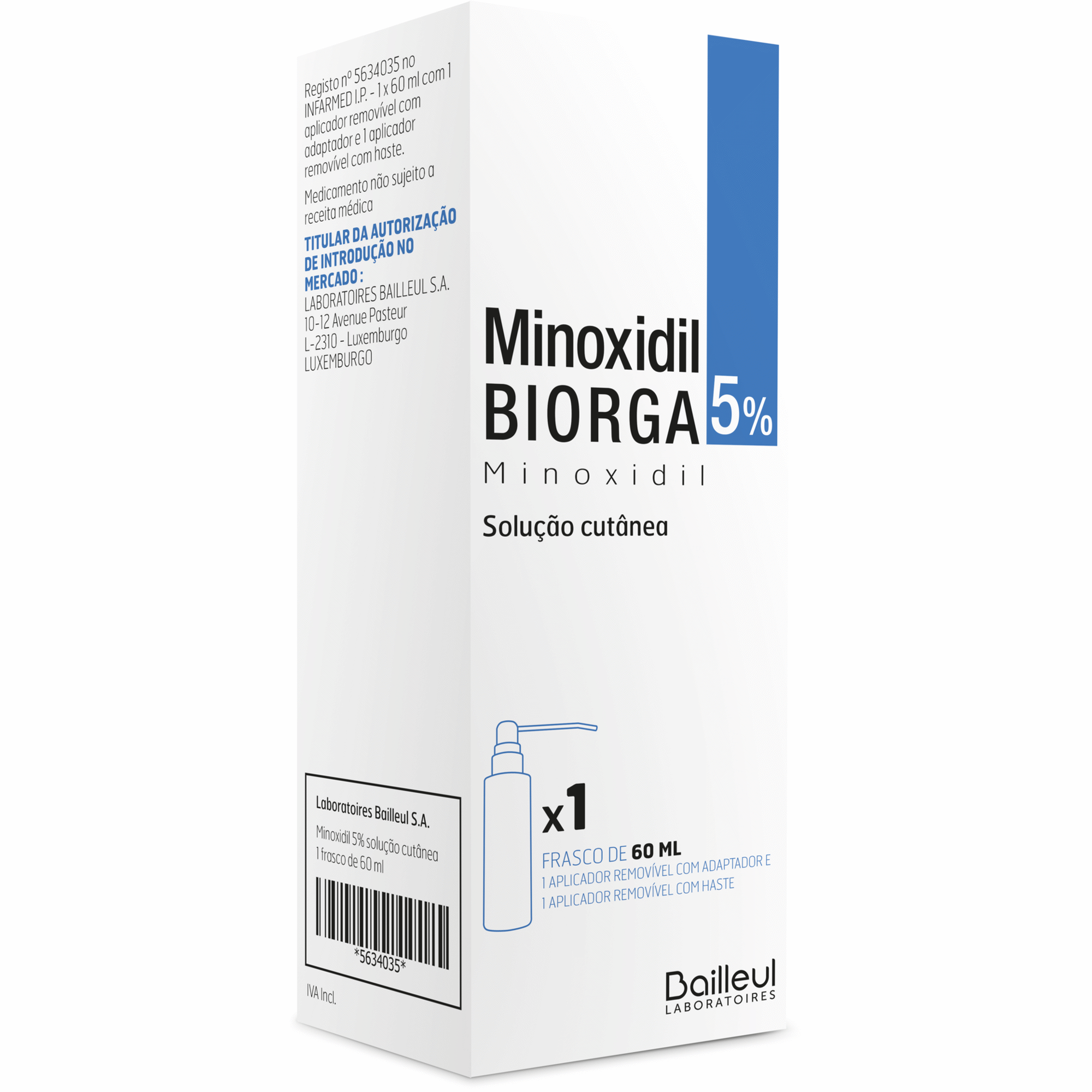 Minoxidil 5% Solução Cutânea
