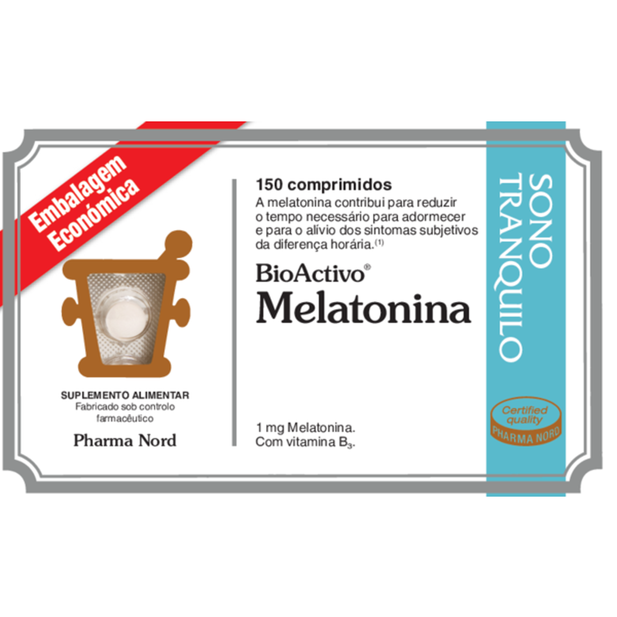 Suplemento Sono Tranquilo Melatonina