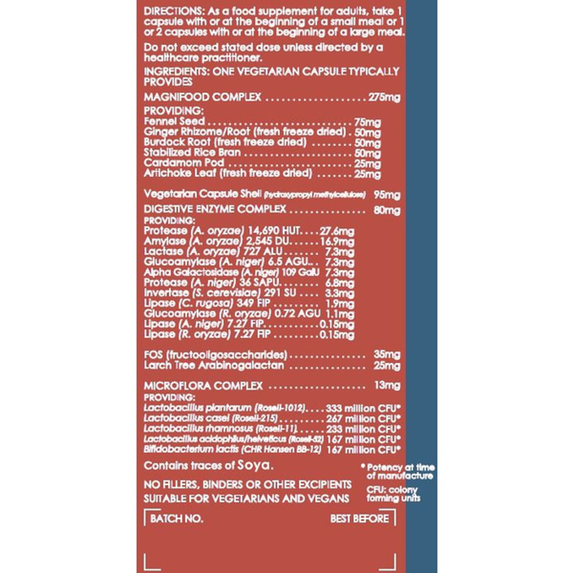 Suplemento Saúde Digestiva Digestive Enzyme
