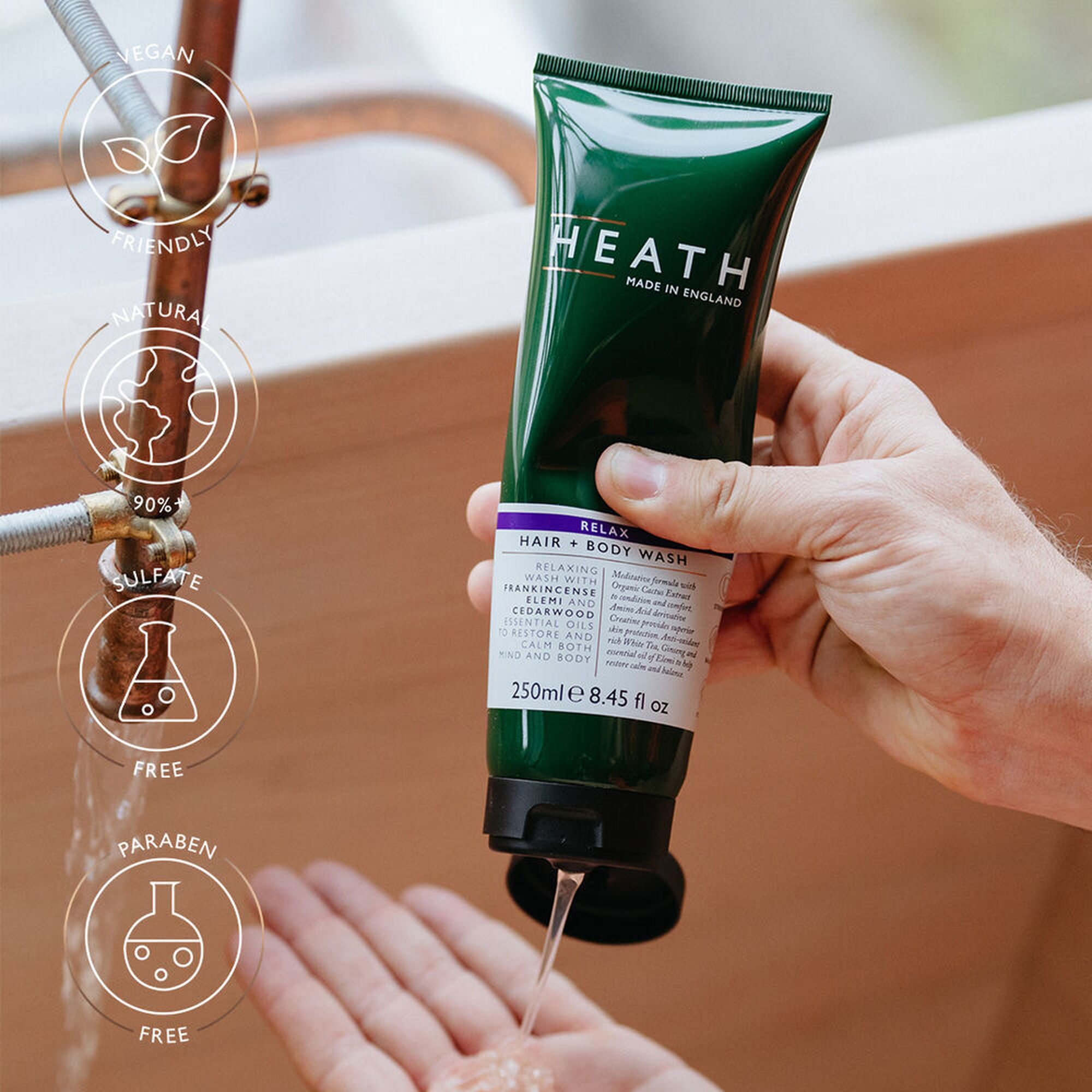 Gel de Duche Cabelo e Corpo Homem Relaxante 