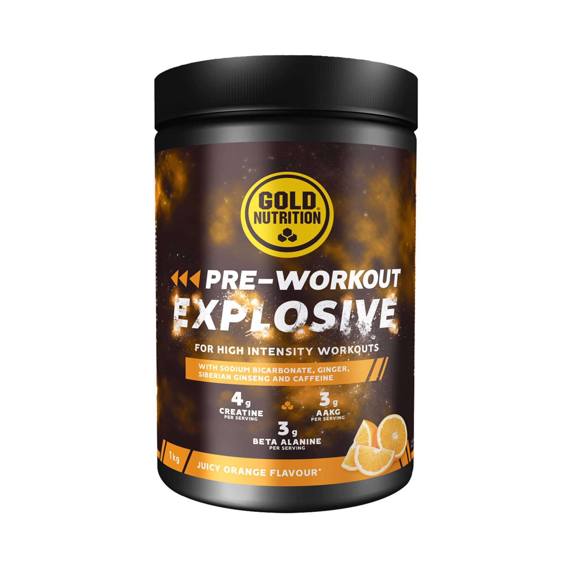 Pre-Workout Explosive Laranja GOLDNUTRITION 1 kg