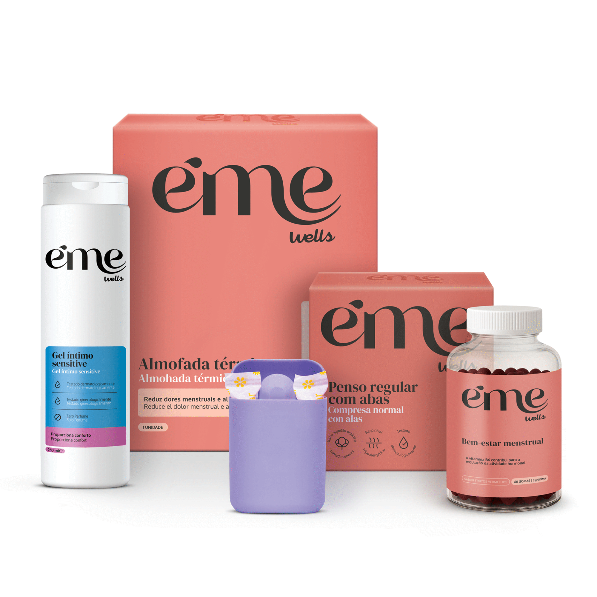 Kit Coisas Bem-estar Menstrual