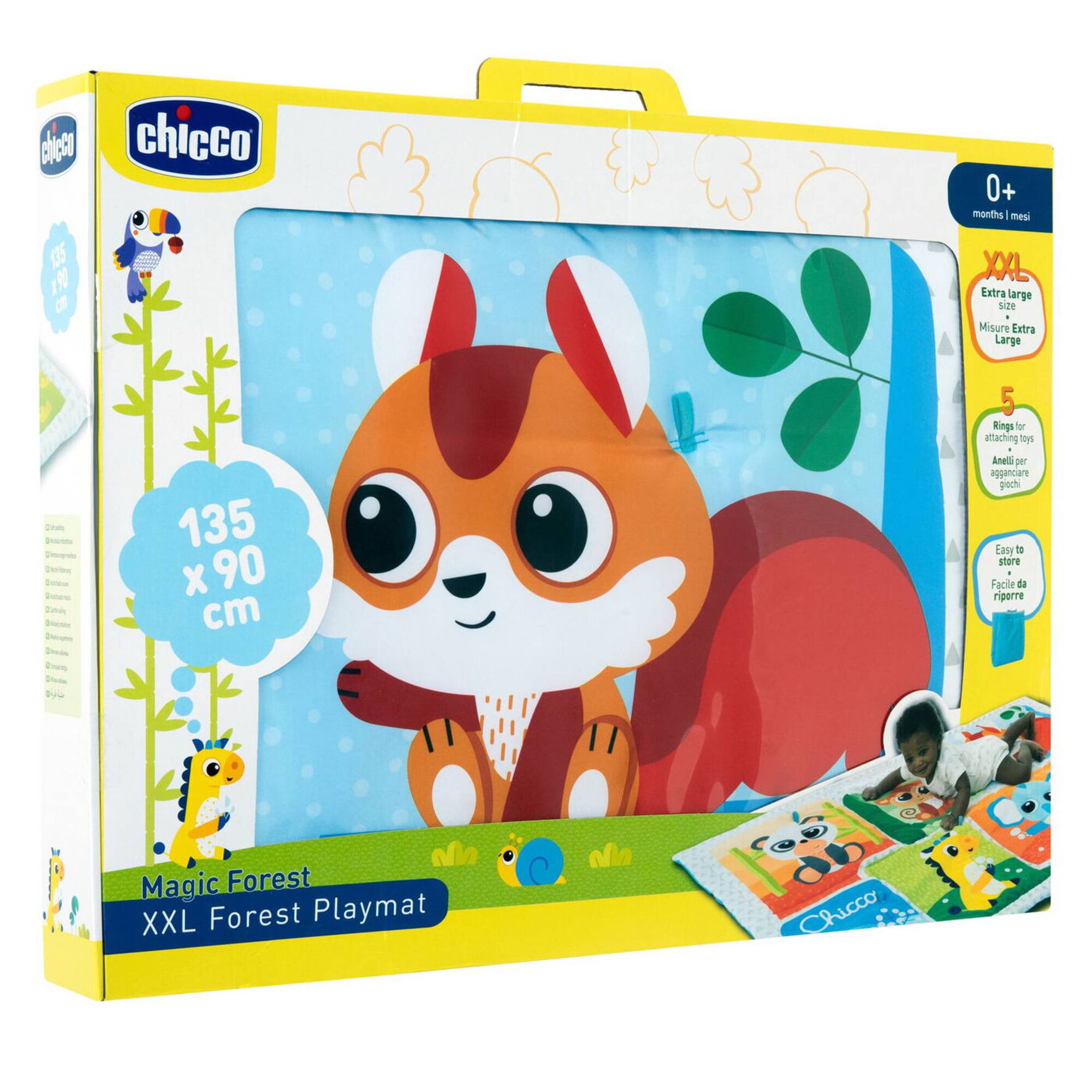 Tapete Floresta XXL Azul