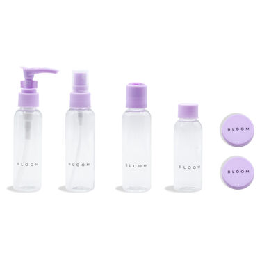 Conjunto de Frascos de Viagem