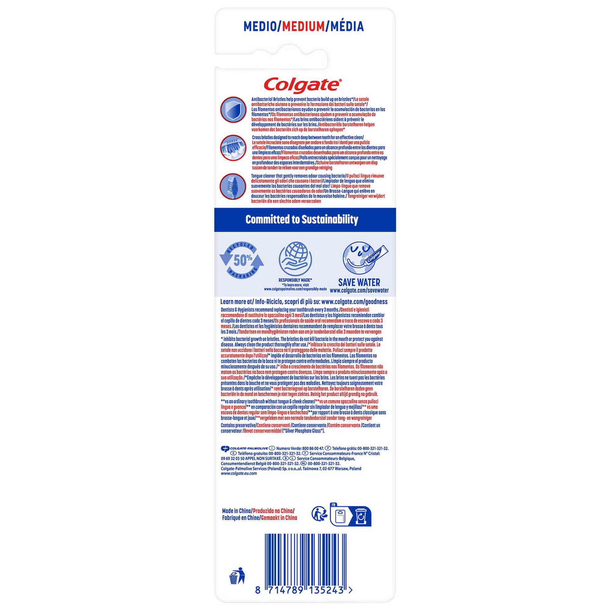 Pack Escovas de Dentes Zigzag Médio