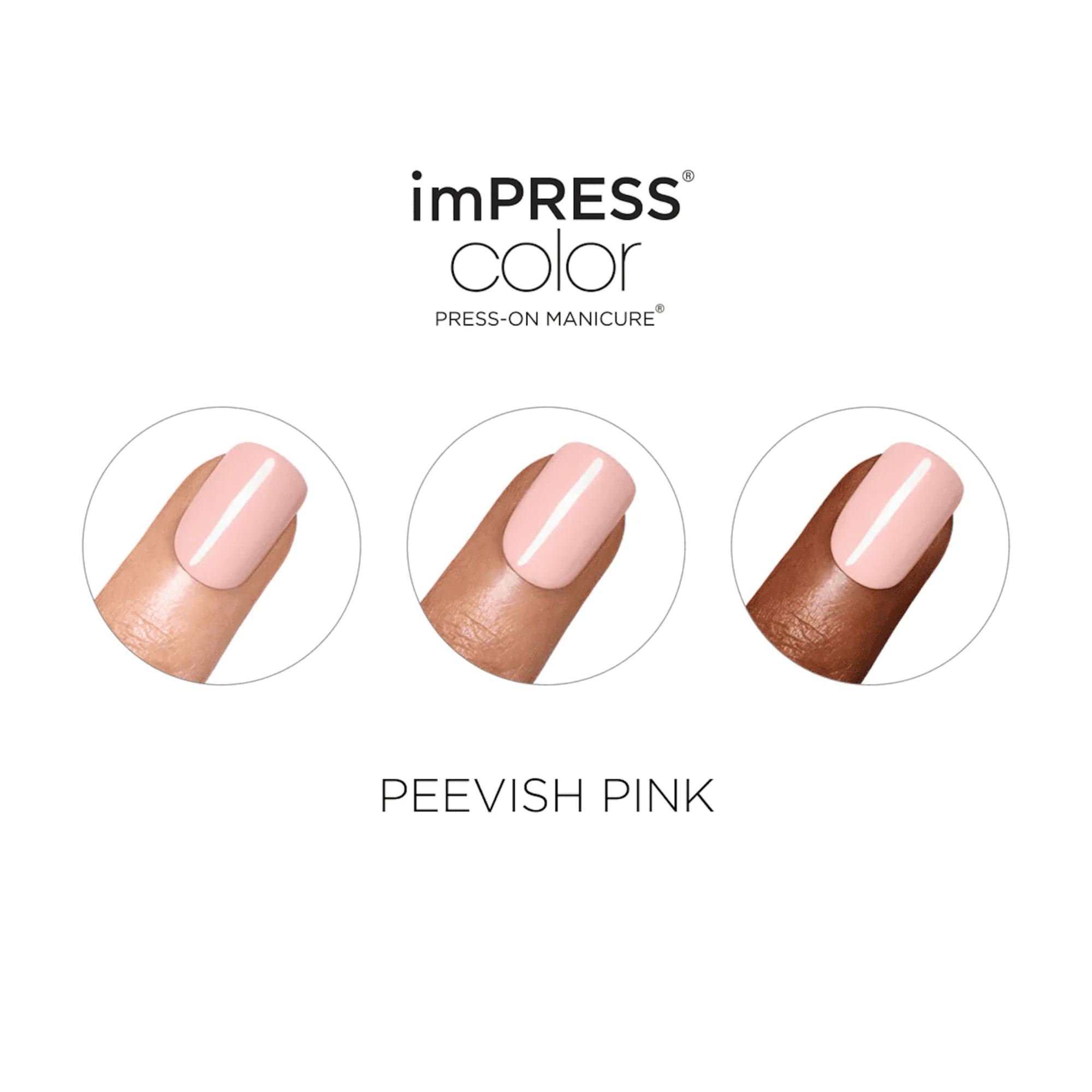 Unhas Postiças imPRESS Color Peevish Pink