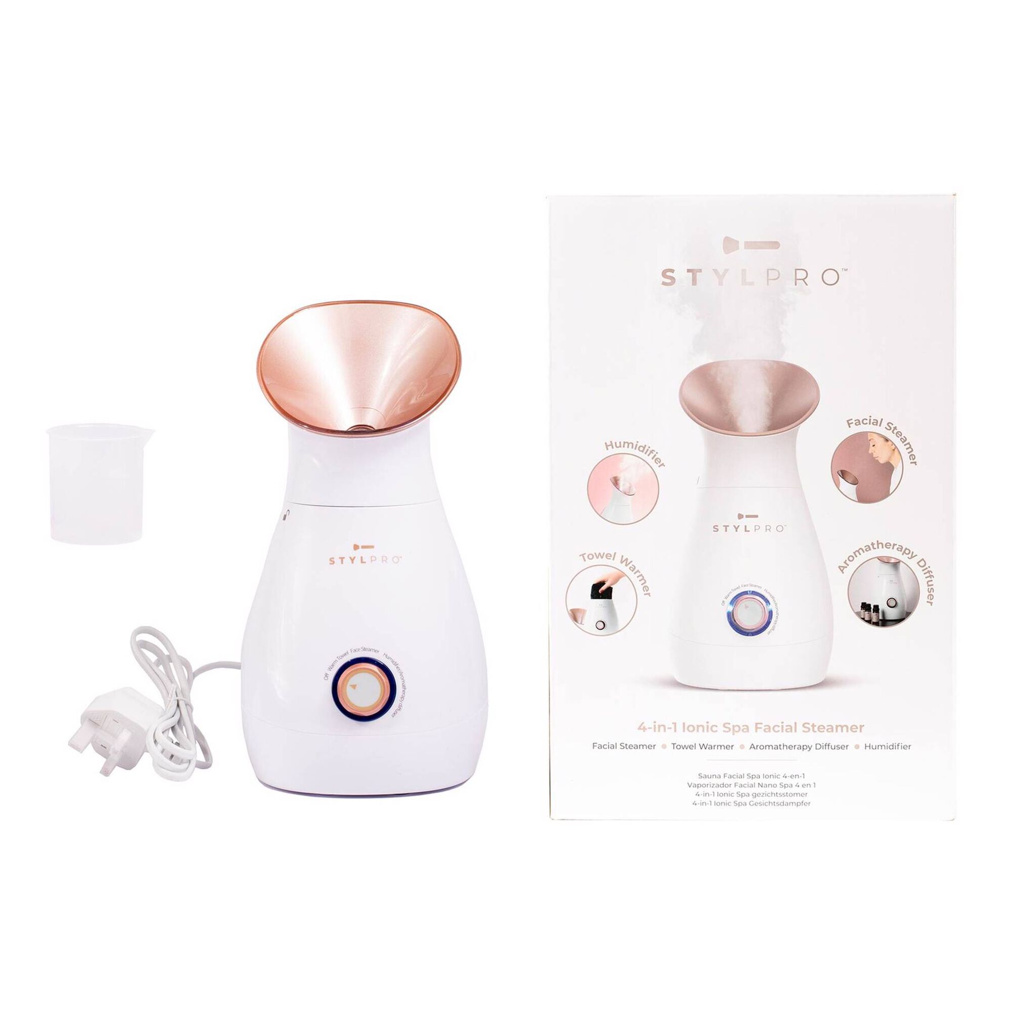 Vaporizador Rosto Iónico 4 em 1