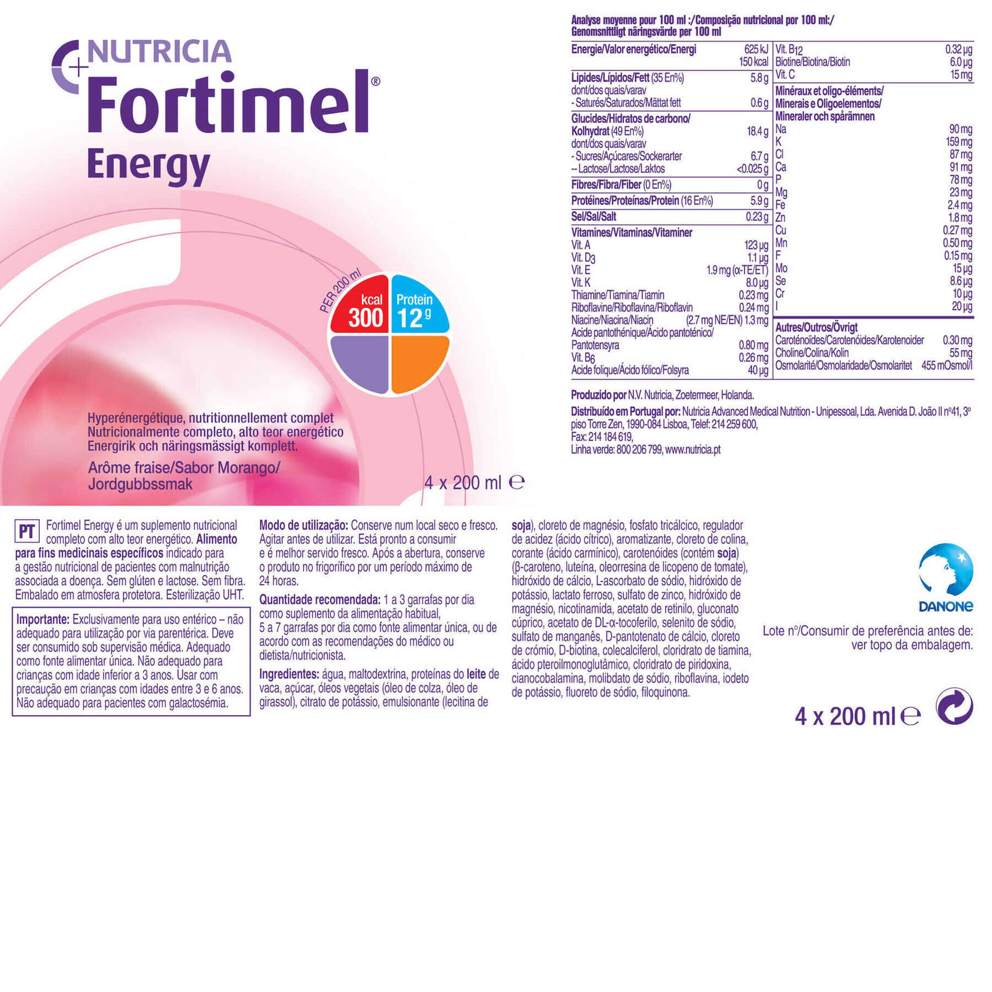 Fortimel Energy Morango