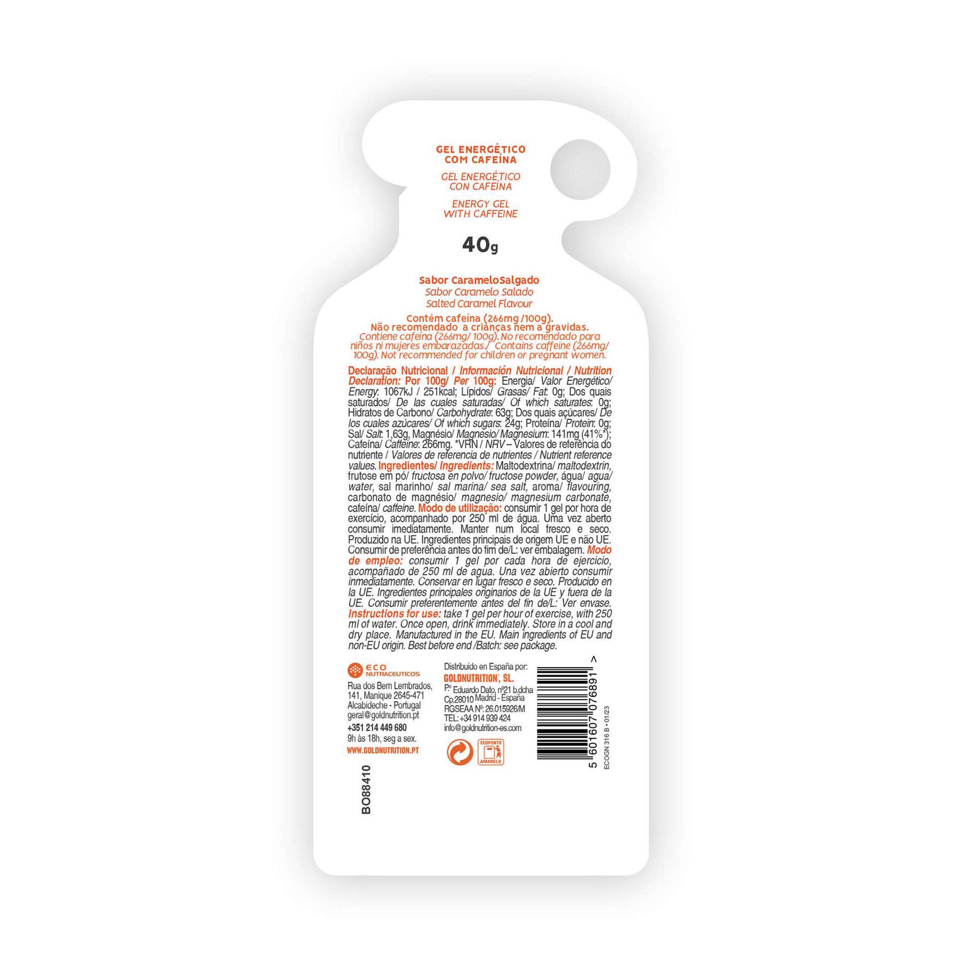 Boost Plus Gel Caramelo Salgado