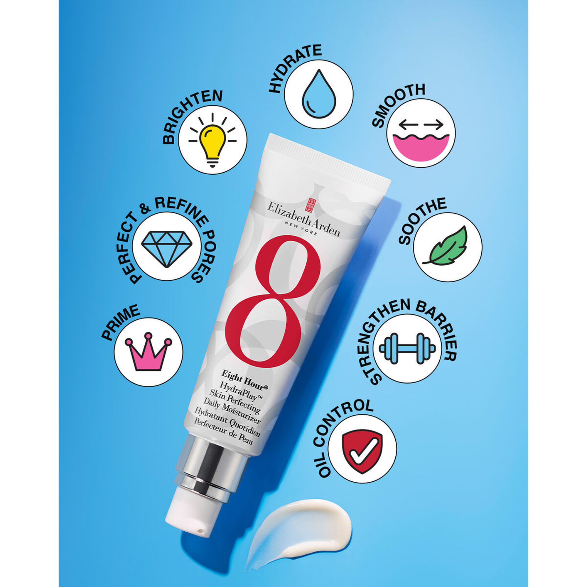 Creme Rosto Fluido Eight Hour Daily HydraPlay