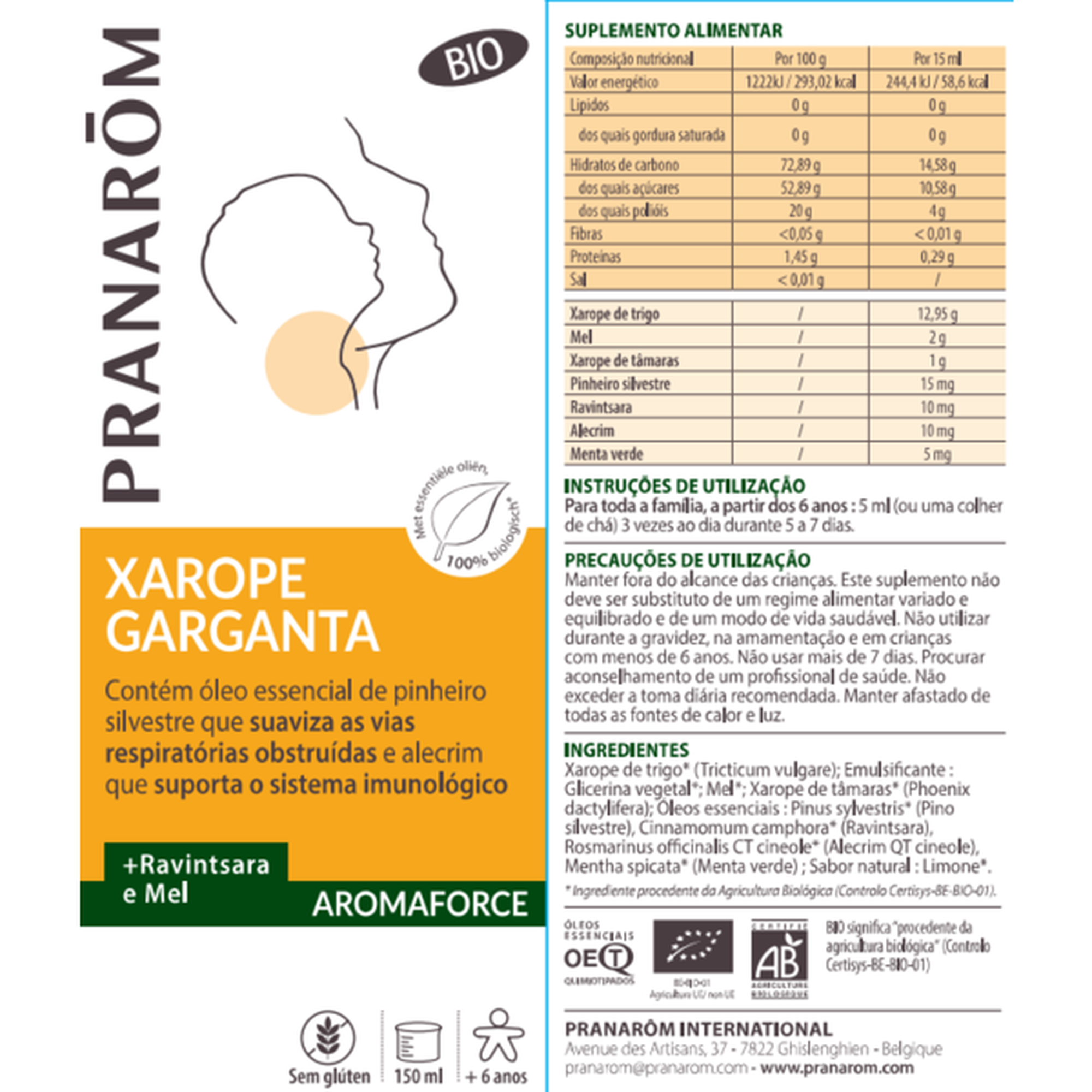 Xarope Garganta Aromaforce