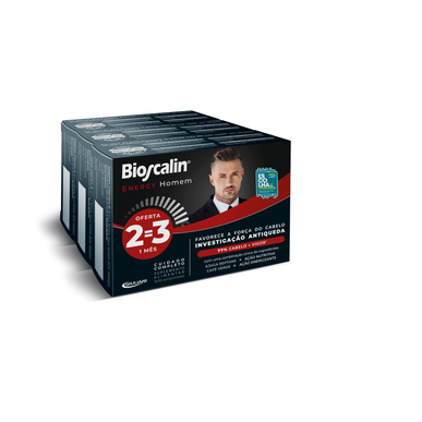 Pack Suplemento Força do Cabelo Energy Homem Wells