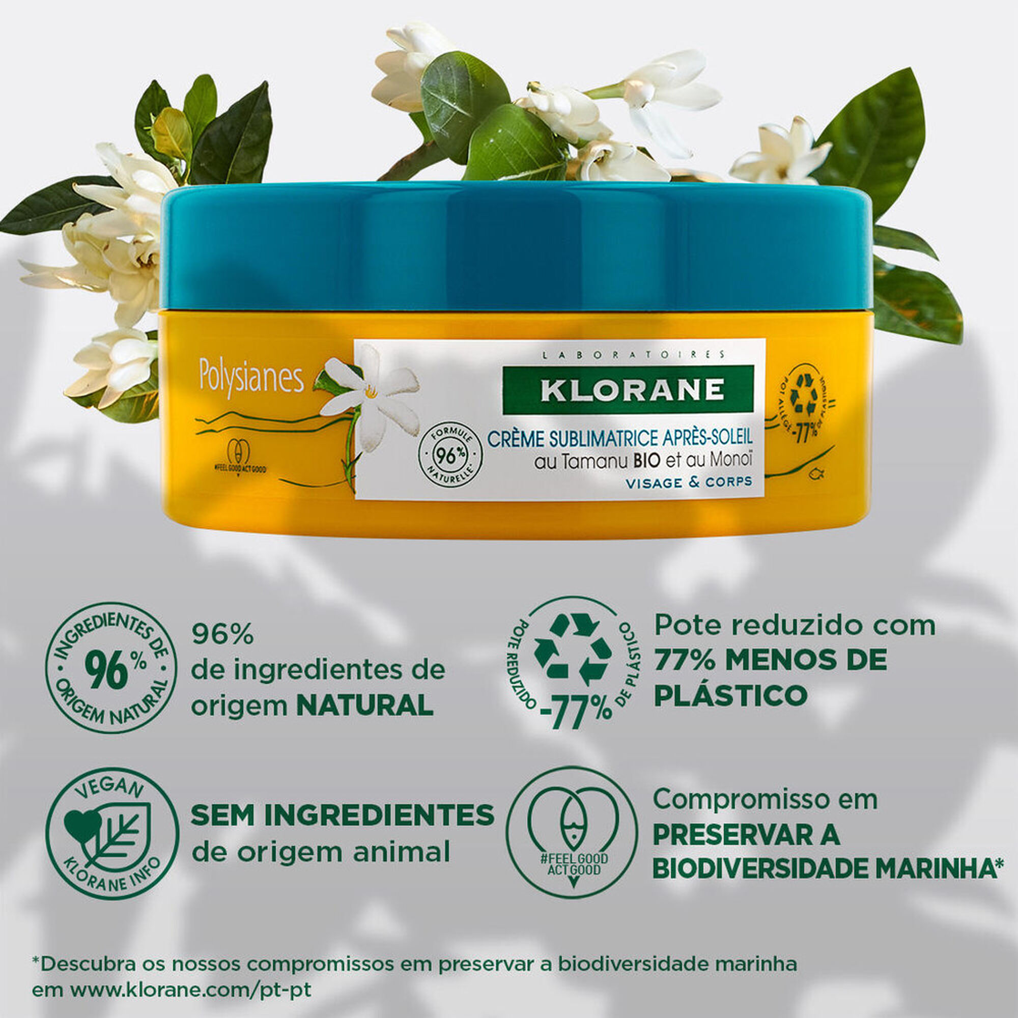 Tamanu BIO e Monoi Crème Sublime Apré-Soleil